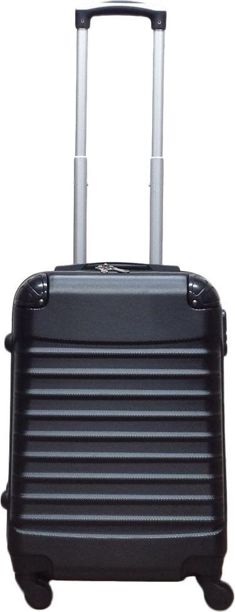 2-piece ABS luggage set – Ventura-Black-The Livary