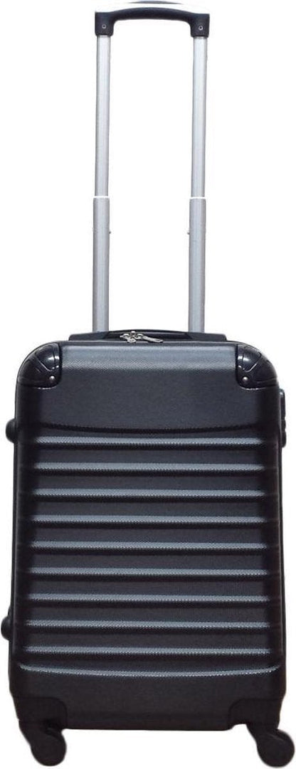 2-piece ABS luggage set – Ventura-Black-The Livary