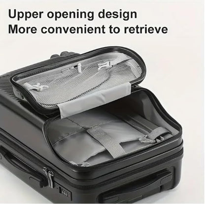 Hard Shell Carry-On with Cup Holder, USB Port & TSA Lock