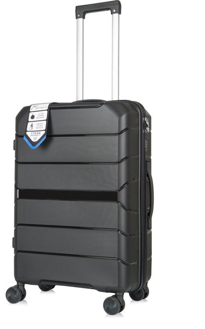 Hard shell suitcase – Helsinki-Black-S (39 L)-The Livary
