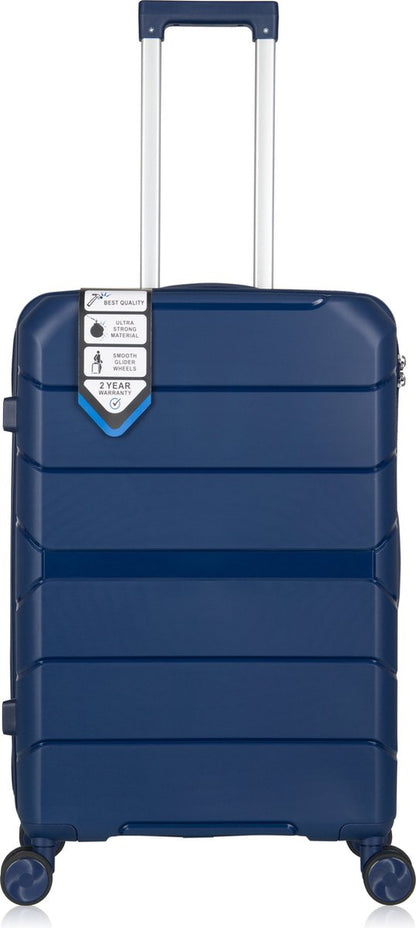 Hard shell suitcase – Helsinki-Blue-S (39 L)-The Livary