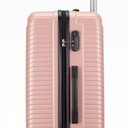 2-piece hard shell suitcase set – Santorini-Gray-2x S (39 L)-The Livary