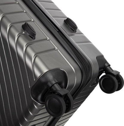 Hard-shell suitcase – Cordoba-Silver-M (63L)-The Livary