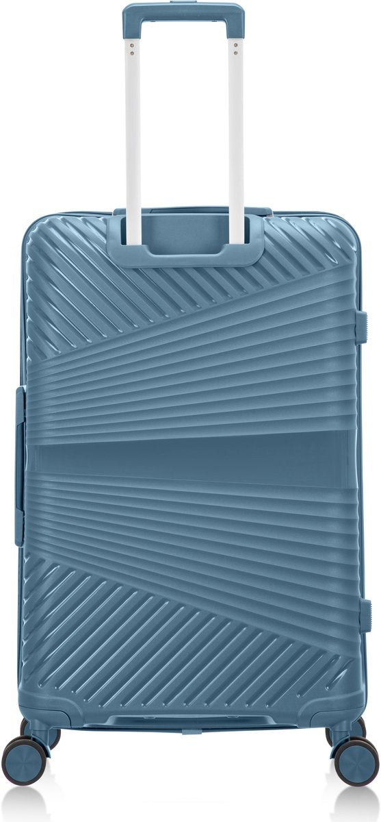 2-piece hard shell suitcase set – Valencia-Pink-2x S (39 L)-The Livary