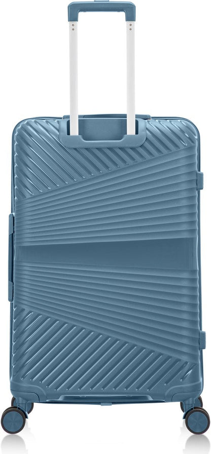 2-piece hard shell suitcase set – Valencia-Pink-2x S (39 L)-The Livary