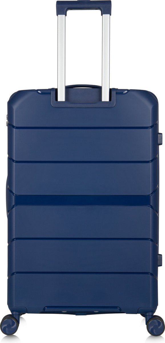 Hard shell suitcase – Helsinki-Blue-S (39 L)-The Livary