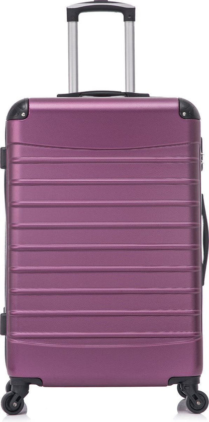 2-piece hard shell suitcase set – Bordeaux-The Livary