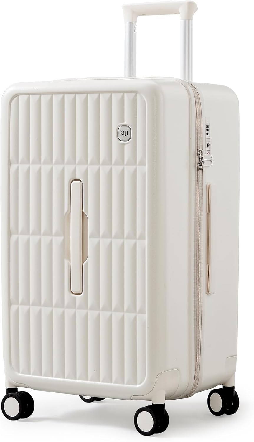 Airline-Approved 20" Carry-On Luggage with 3:7 Split & Triple-Layer PC Shell