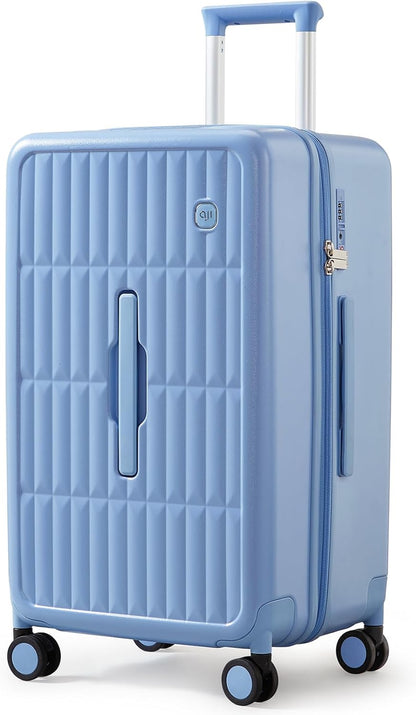 Airline-Approved 20" Carry-On Luggage with 3:7 Split & Triple-Layer PC Shell