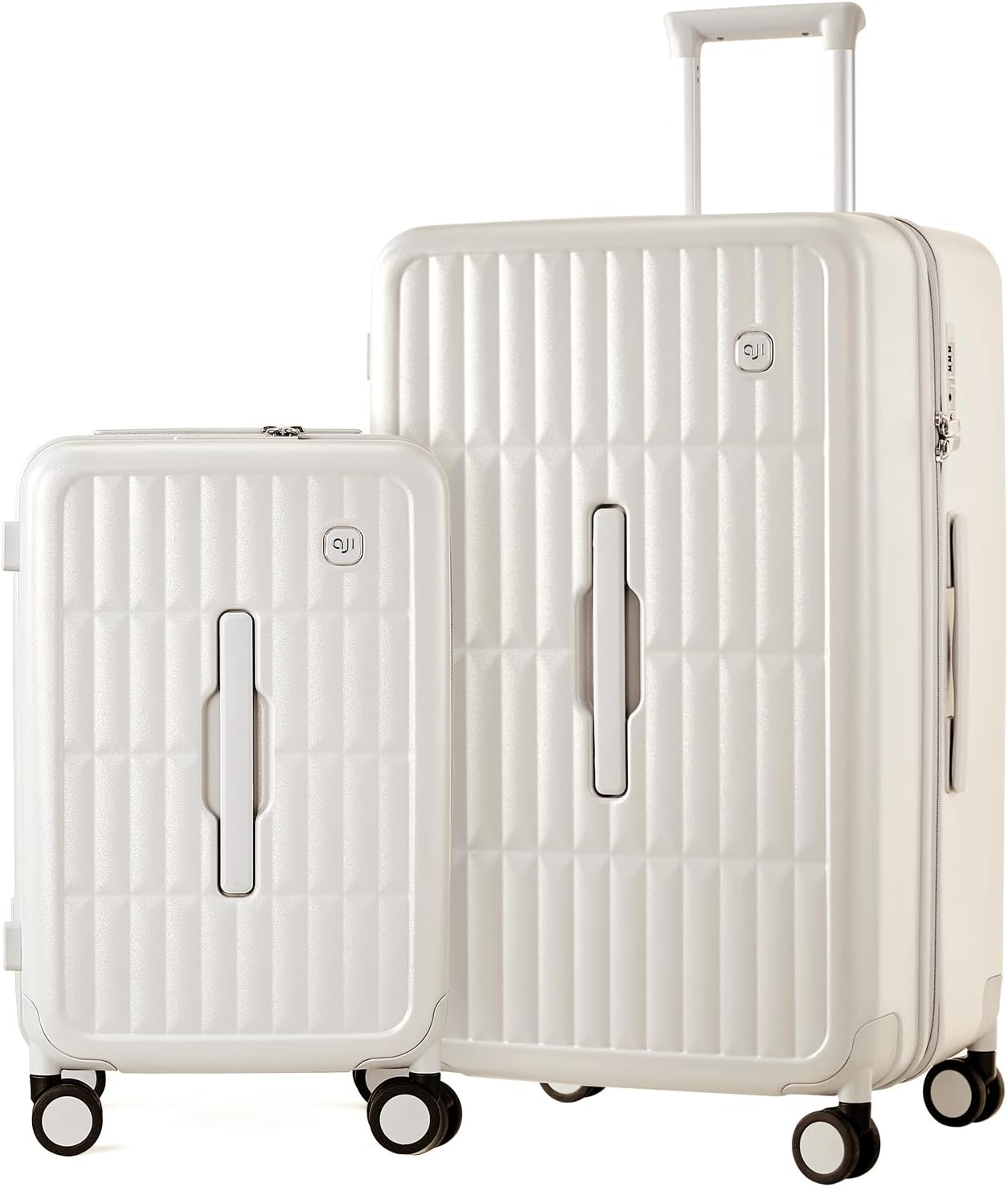 Airline-Approved 20" Carry-On Luggage with 3:7 Split & Triple-Layer PC Shell