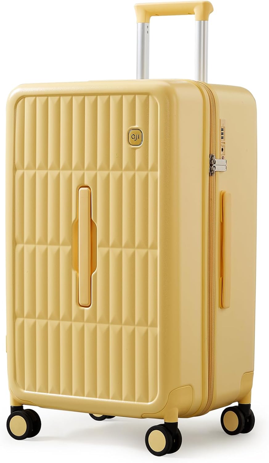 Airline-Approved 20" Carry-On Luggage with 3:7 Split & Triple-Layer PC Shell