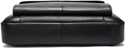 Premium Cowhide Leather 15” Business Briefcase with Organiser Compartments