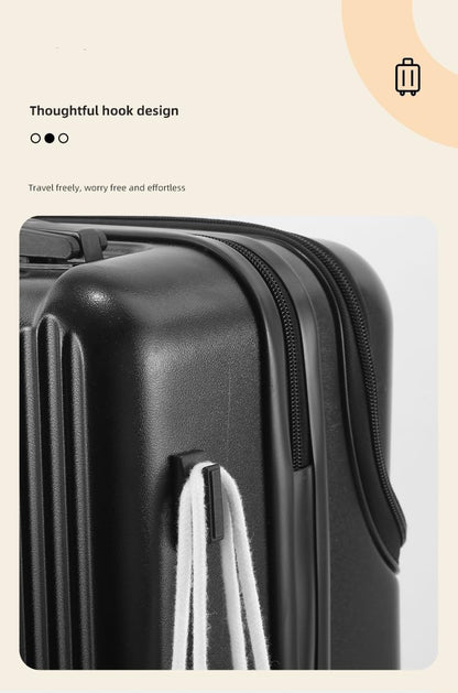 Hard Shell Carry-On with Cup Holder, USB Port & TSA Lock