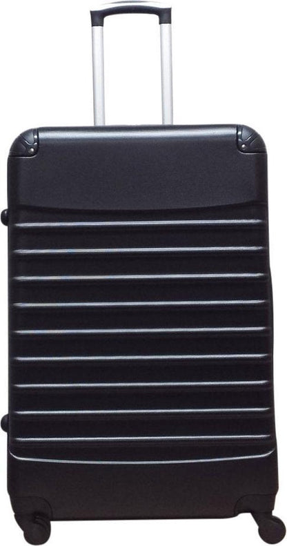 2-piece ABS luggage set – Ventura-Black-The Livary