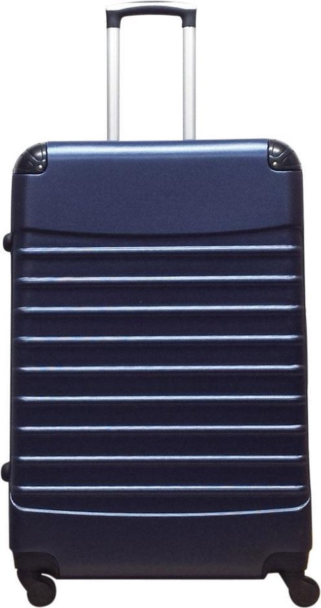2-piece Dark Blue Hard Shell Suitcase Set – Monaco-The Livary