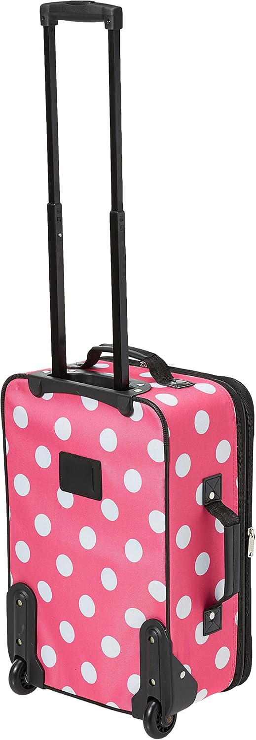 2-Piece Softside Upright Luggage Set with Carry-On Tote & Smooth Wheels
