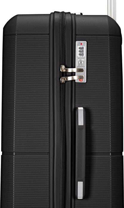 Hard-shell suitcase – Roma-Gray-M (65 L)-The Livary