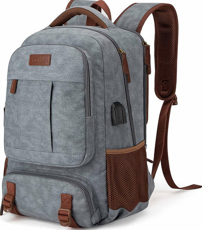AA OUT OF STOCK Anti-Theft Canvas Laptop & Travel Backpack with USB Port – Fits up to 17.3"