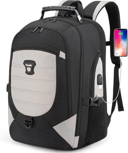 Water-Resistant Anti-Theft Laptop & Travel Backpack with USB Port – 17.3"