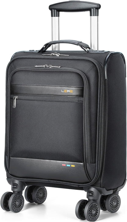 Softside Expandable Carry-On Suitcase with Wheels – Lightweight & Airline Approved