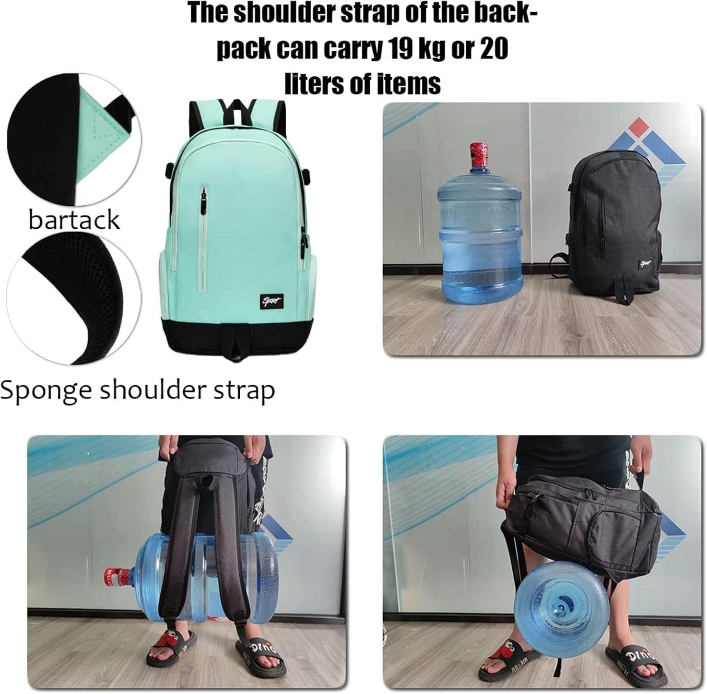 Slim 15.6" Travel & Work Laptop Backpack with Organiser Pockets