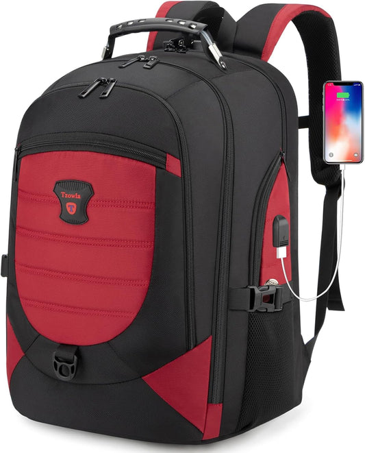 Water-Resistant Anti-Theft Laptop & Travel Backpack with USB Port – 17.3"