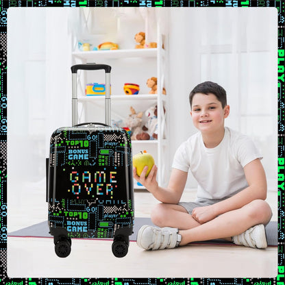 Kids’ Cabin-Size Hardshell Luggage Set with Spinner Wheels – Game Day