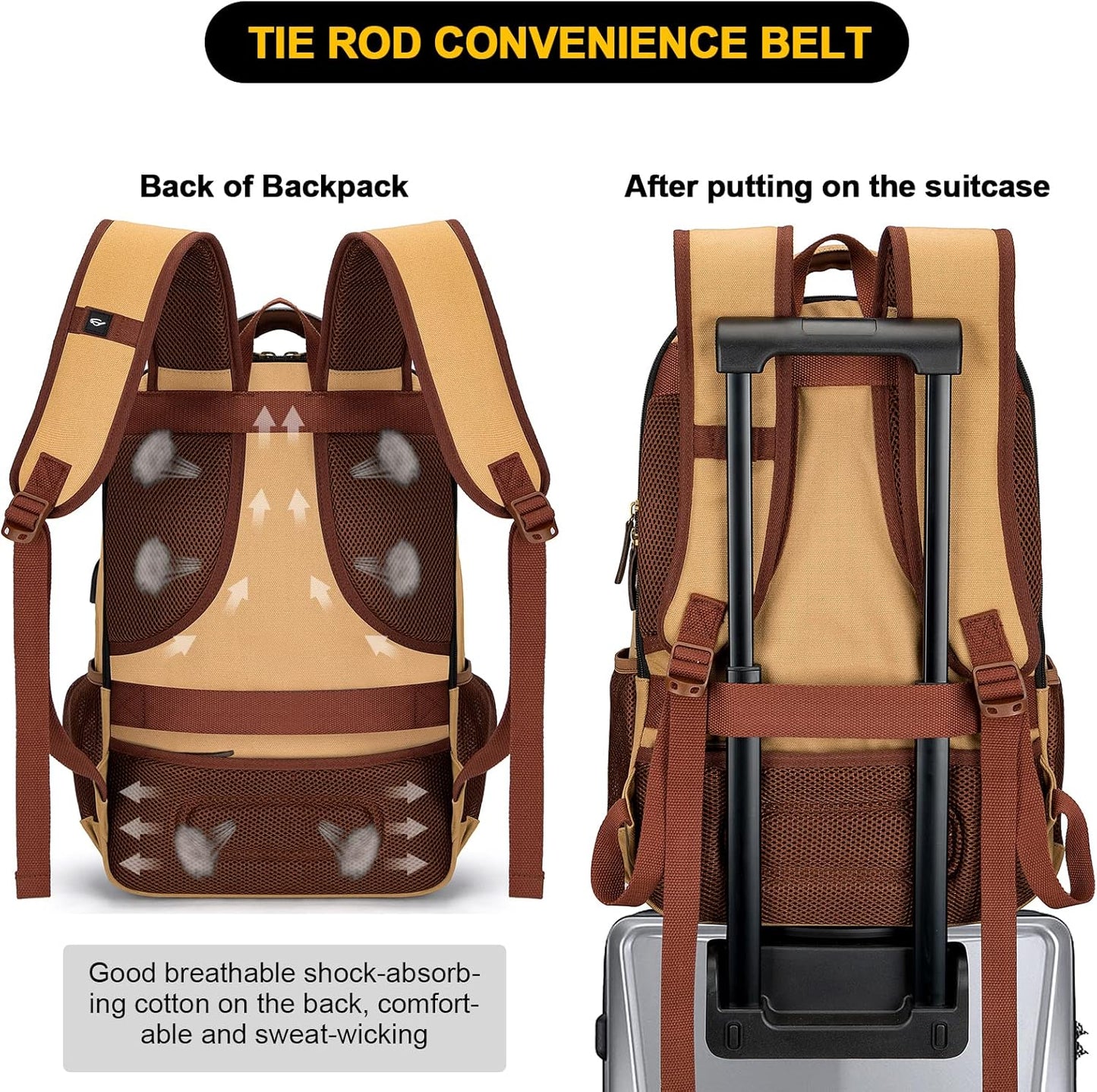 AA OUT OF STOCK Anti-Theft Canvas Laptop & Travel Backpack with USB Port – Fits up to 17.3"