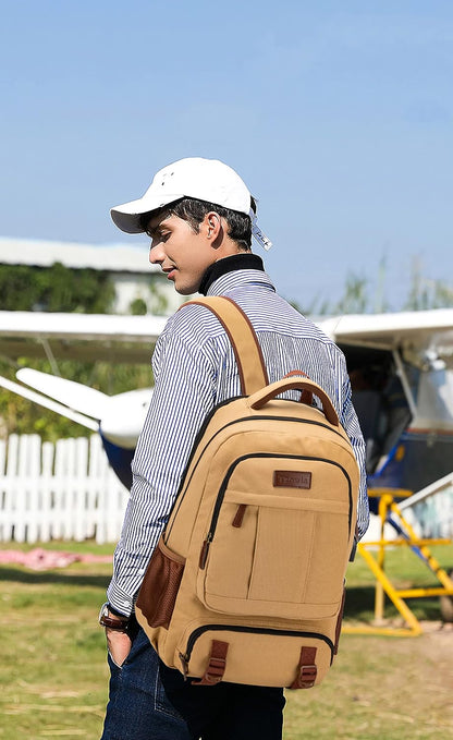 AA OUT OF STOCK Anti-Theft Canvas Laptop & Travel Backpack with USB Port – Fits up to 17.3"
