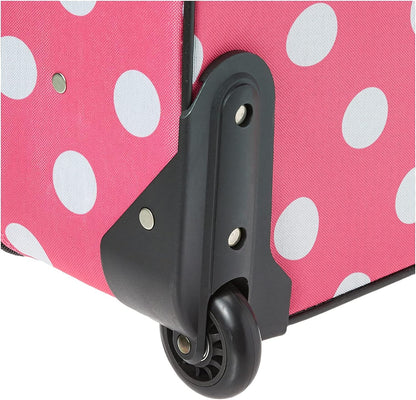 2-Piece Softside Upright Luggage Set with Carry-On Tote & Smooth Wheels