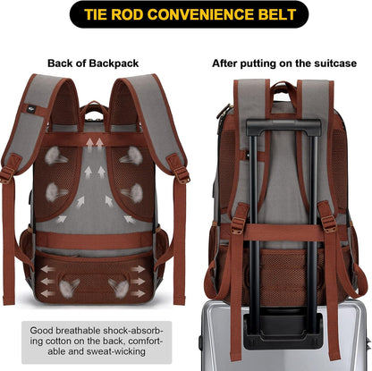 AA OUT OF STOCK Anti-Theft Canvas Laptop & Travel Backpack with USB Port – Fits up to 17.3"