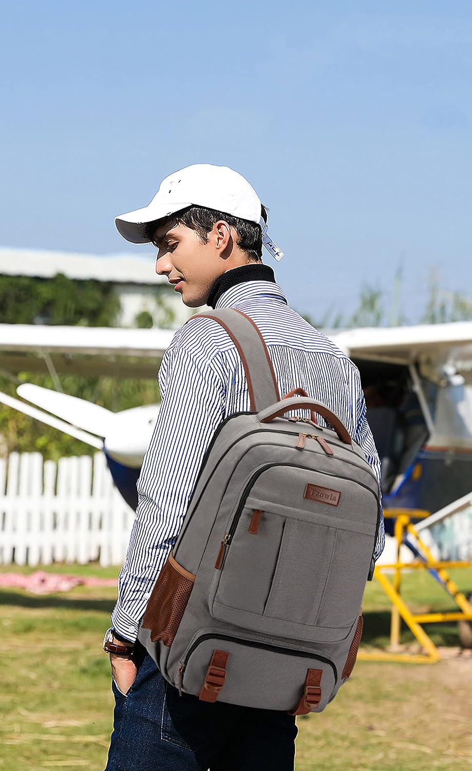 AA OUT OF STOCK Anti-Theft Canvas Laptop & Travel Backpack with USB Port – Fits up to 17.3"