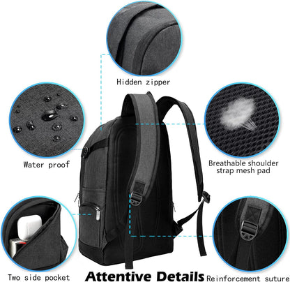 Slim 15.6" Travel & Work Laptop Backpack with Organiser Pockets