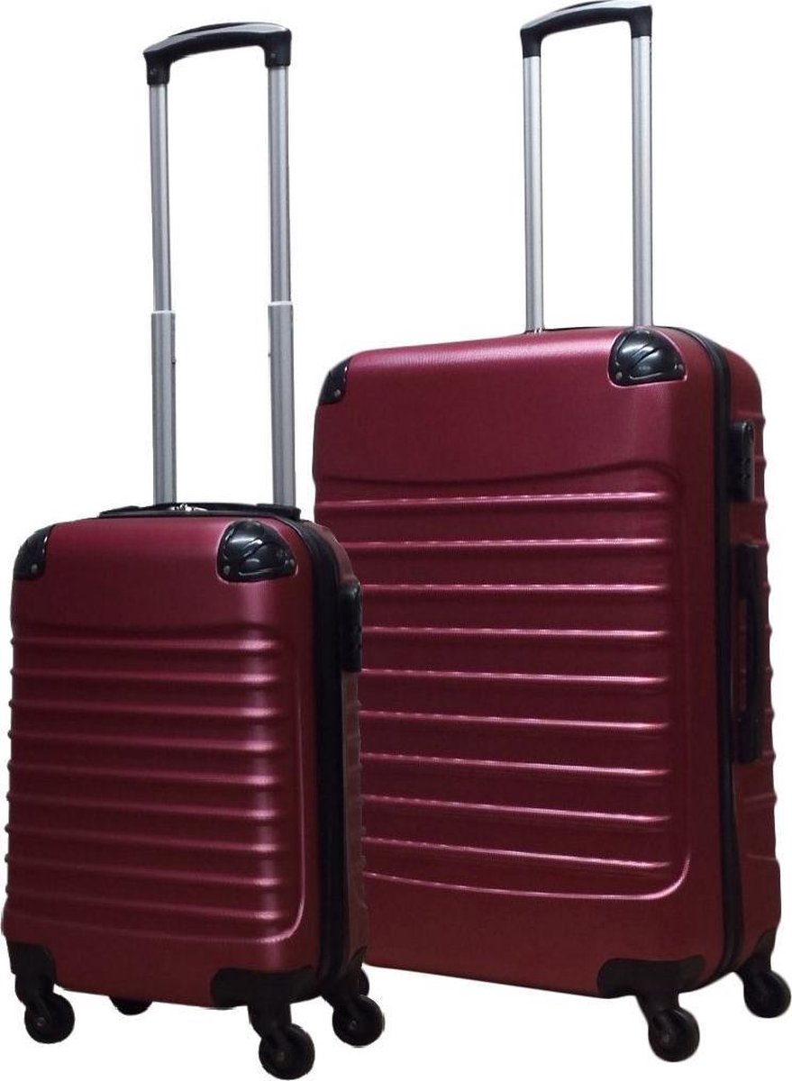 2-piece hard shell suitcase set - Capri Nero-The Livary