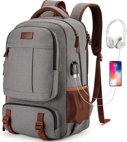 AA OUT OF STOCK Anti-Theft Canvas Laptop & Travel Backpack with USB Port – Fits up to 17.3"