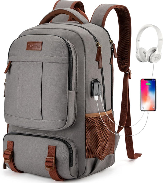 AA OUT OF STOCK Anti-Theft Canvas Laptop & Travel Backpack with USB Port – Fits up to 17.3"