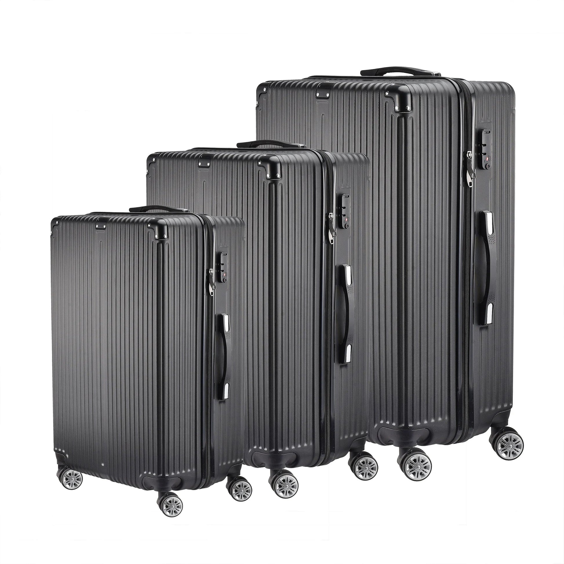 3-Piece Hard Shell Luggage Set – Zurich Explorer-The Livary