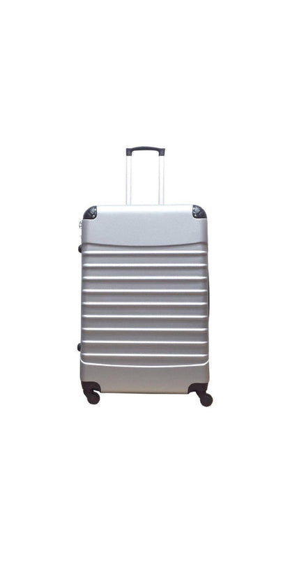 ABS hard shell suitcase – Siena-Silver-XS (26 L)-The Livary