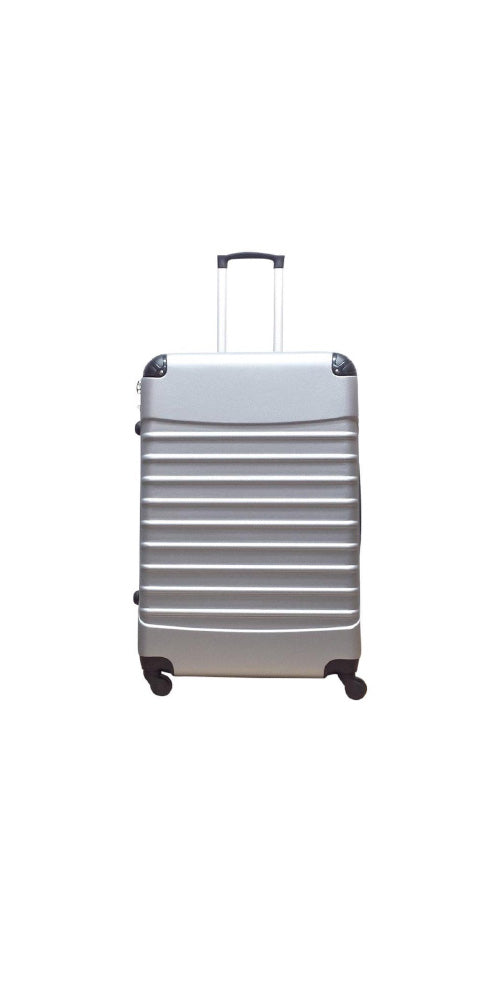 ABS hard shell suitcase – Siena-Silver-XS (26 L)-The Livary