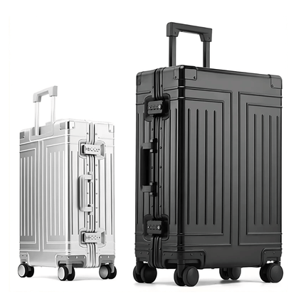 Premium aluminium case – Emperor-Silver-S (37 L)-The Livary