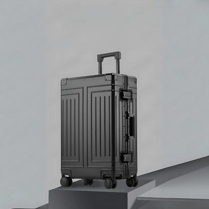 Premium aluminium case – Emperor-Silver-S (37 L)-The Livary