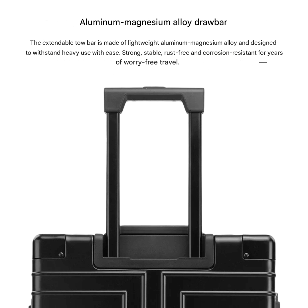 Premium aluminium case – Emperor-Silver-S (37 L)-The Livary