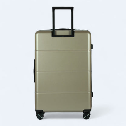 3-piece hard shell luggage set – Atlas Explorer-Black-S (38 L)-The Livary