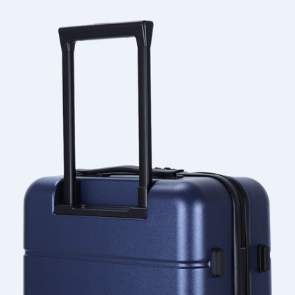 3-piece hard shell luggage set – Atlas Explorer-Black-S (38 L)-The Livary