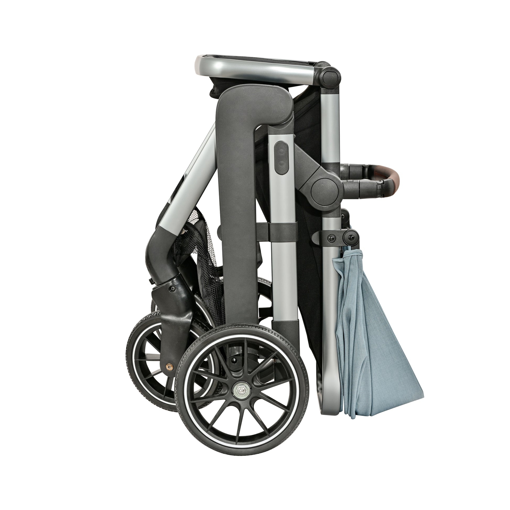 Multifunctional pram with linen hood – luxurious & foldable