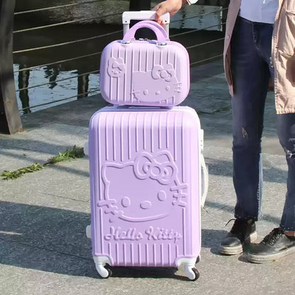 Hard shell suitcase set – Kyoto-Purple-S (39 L)-The Livary