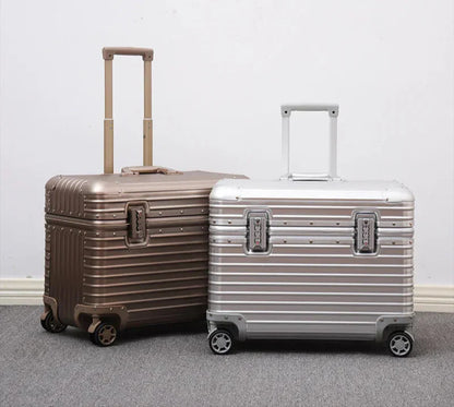 Aluminium-Magnesium hard case – Monaco-Silver-S (43 L)-The Livary