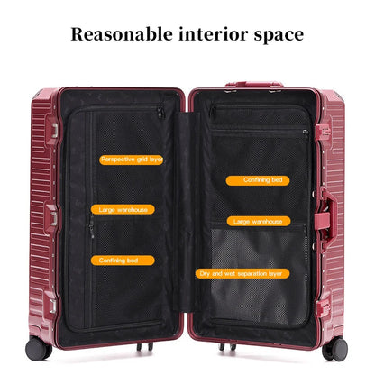 Wider grip hard shell suitcase – Lisbon-Gray-S (45 L)-The Livary