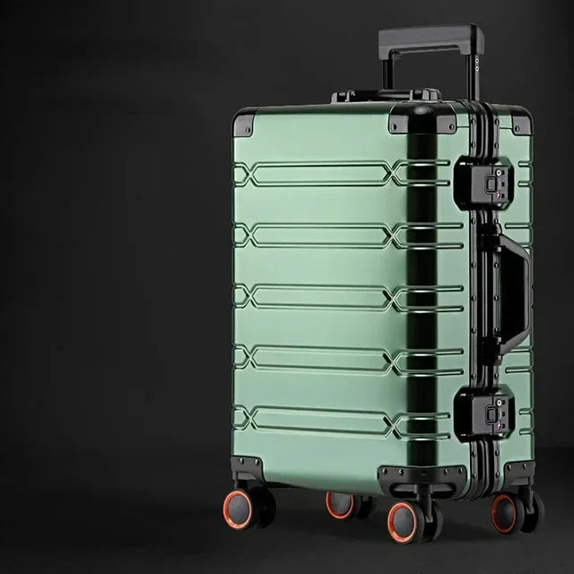 Aluminium-Magnesium Case – Vienna Voyager-Green-S (37 L)-The Livary