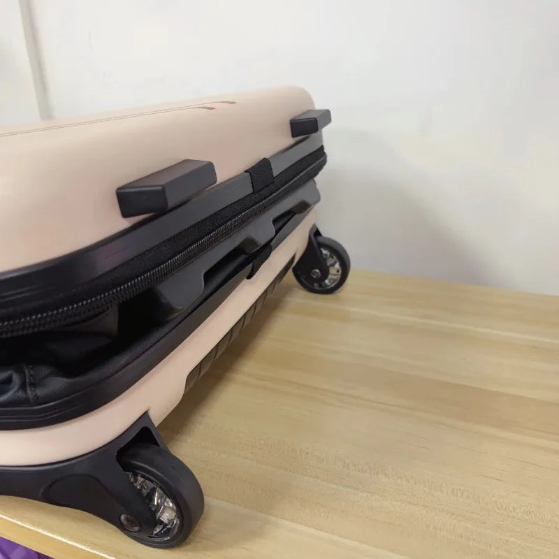 Foldable hard shell suitcase – Porto-Light green-S (42 L)-The Livary
